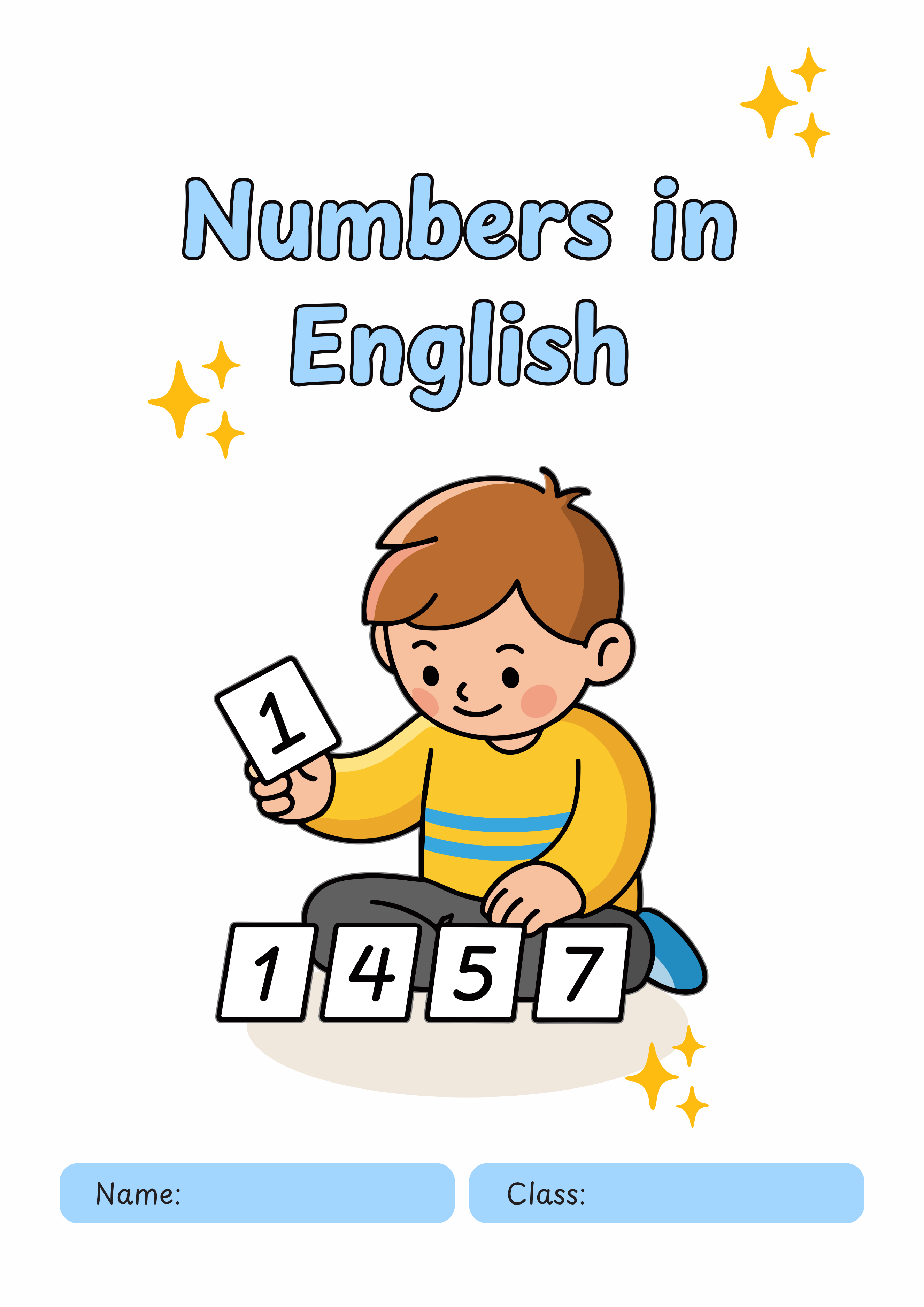 🎨 ملف تلوين وكتابة الأرقام بالإنجليزية من 0 إلى 10 للأطفال – جاهز للطباعة PDF